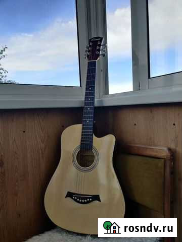 Гитара под дерево акустическая Улан-Удэ - изображение 1