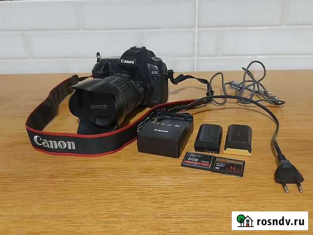Зеркальный фотоаппарат canon 5d Mark II с обьектив Благовещенск - изображение 1