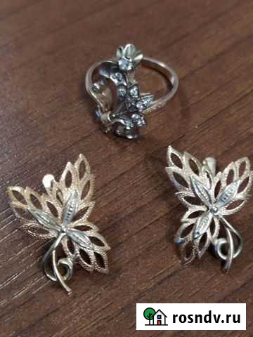 Серьги золотые 583 пробы СССР Краснодар - изображение 1