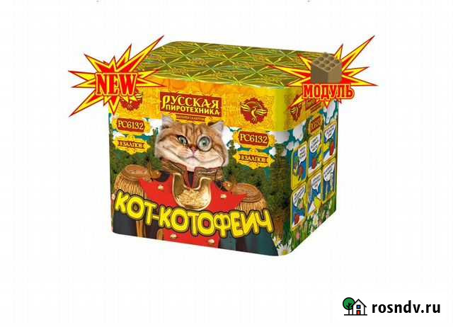 Салют, фейерверк Кот-Котофеич (0,7х8) Нижний Новгород - изображение 1