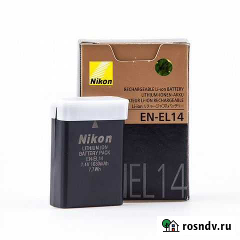 Аккумулятор для nikon EN-EL14 новый Брянск - изображение 1