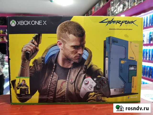 Xbox One X 1TB Cyberpunk 2077 Limited Edition Владимир - изображение 1