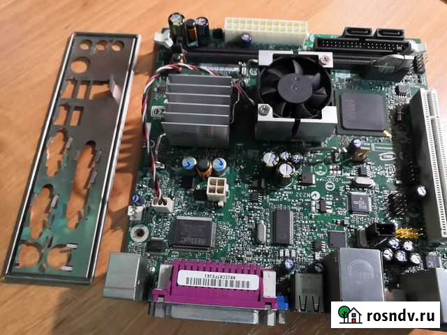 Материнская плата + процессор на Atom 330 Балаково - изображение 1