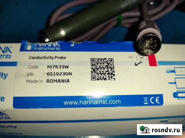 Кондуктометрический датчик HI7633W Россошь - изображение 1