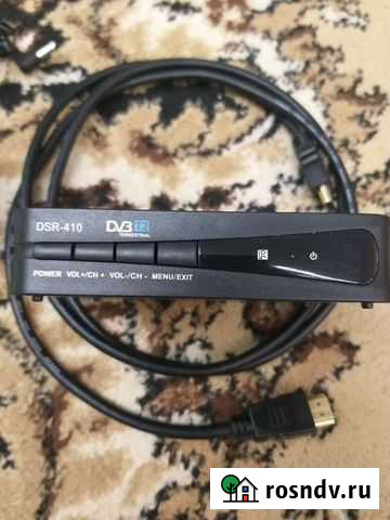 Цифровой тв приемник Tesler DSR-410 (DVB-T/T2) Кемерово - изображение 1