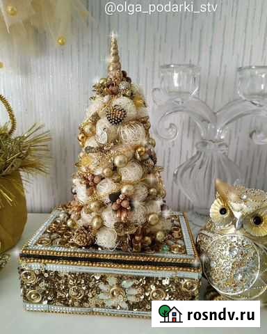 Шкатулка новогодняя из бижутерии Ставрополь - изображение 1