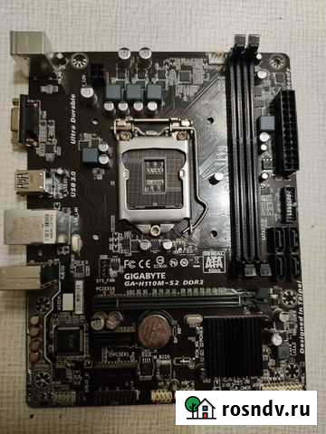 Материнская плата gigabyte GA-H110M-S2 Саки - изображение 1