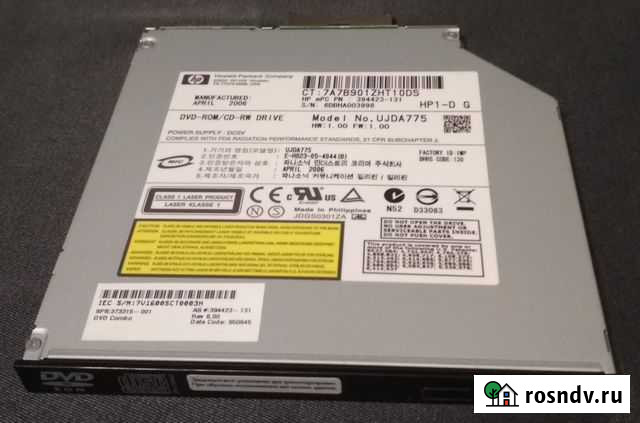 HP ujda775 MultiBay II DVD/cdrw Ярославль - изображение 1