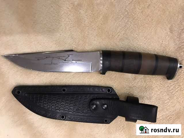 Нож Ш-5 Барс AUS-8 Наборная Кожа от пп Кизляр Воркута - изображение 1