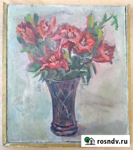 Картина Цветы холст, масло. Художник Азнабаев Ишимбай - изображение 1