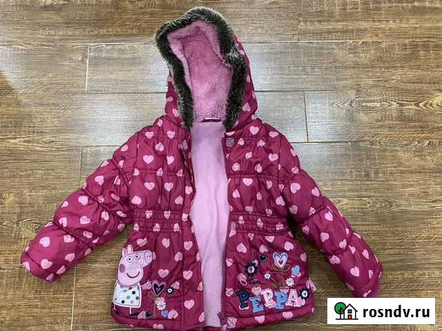 Куртка демисезонная Peppa фирма TU р-р 98-104 Ковров - изображение 1