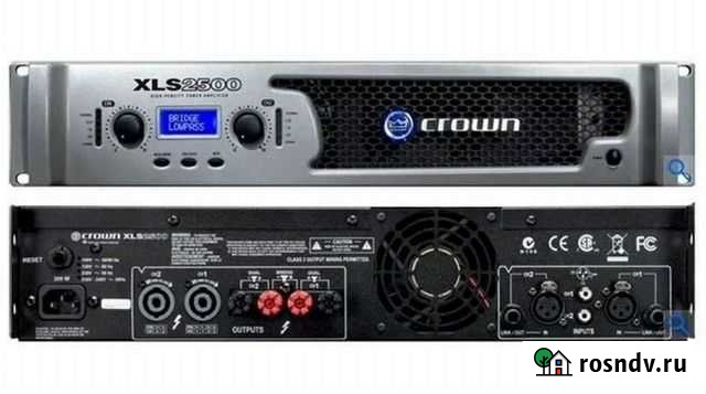 Усилитель мощности crown xls2500 Волжский - изображение 1