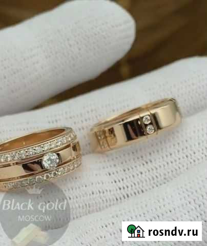 Обручальные кольца с бриллиантами 0.75 карат Москва - изображение 1