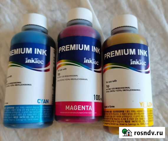 Чернила InkTec для принтера HP Долгопрудный - изображение 1