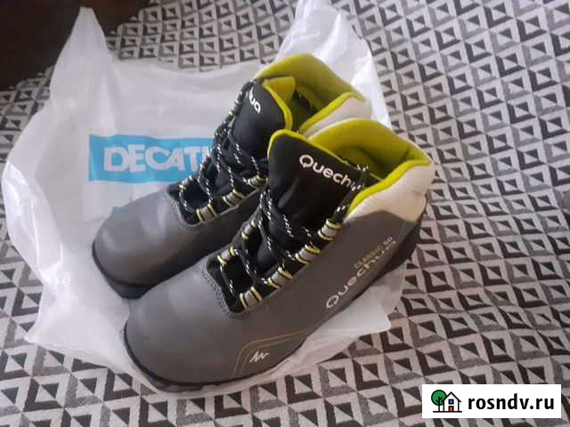 Детские лыжные ботинки 36 размер(Декатлон) Королев - изображение 1