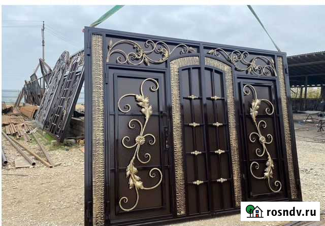 Ворота ковка Леваши - изображение 1