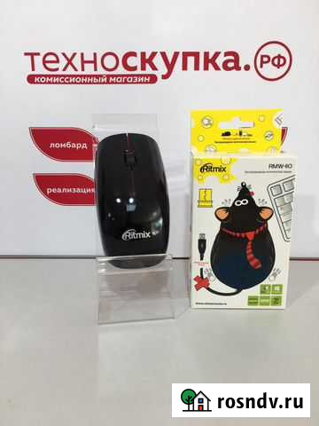 Беспроводная Оптическая Мышь Ritmix RMW-110 Black Майкоп - изображение 1
