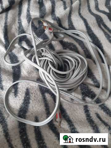 Аудиокабель MiniJack 10 метров Псков - изображение 1