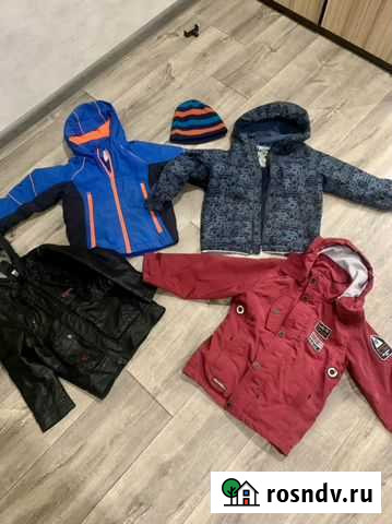 Куртки пакетом на мальчика 4-6 лет Брянск - изображение 1