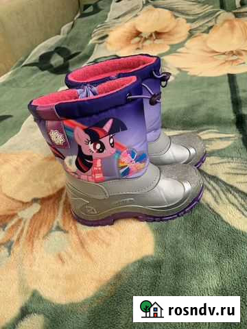 Сапожки на девочку 27р Вичуга - изображение 1