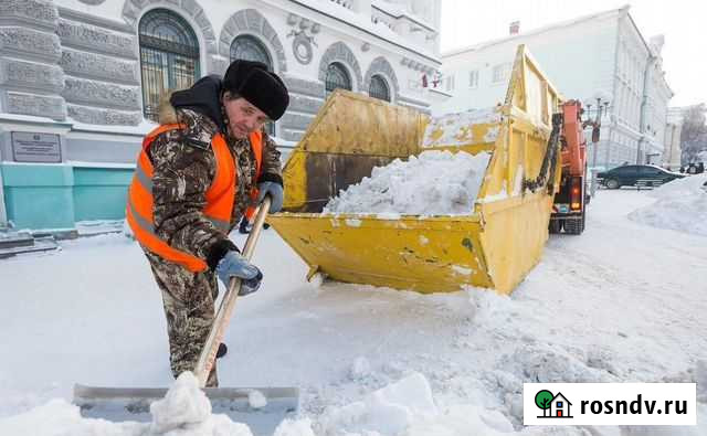 Уборка и вывоз снегам контейнерами 8м3, 20м3 Долгопрудный - изображение 1