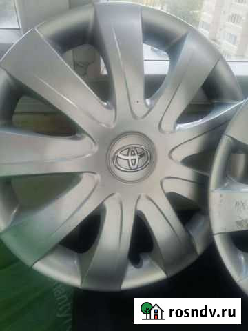 Колпаки r15 toyota комплект Сарапул - изображение 1