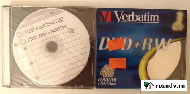 Диск DVD-RW, 6 штук + 1 Москва - изображение 1