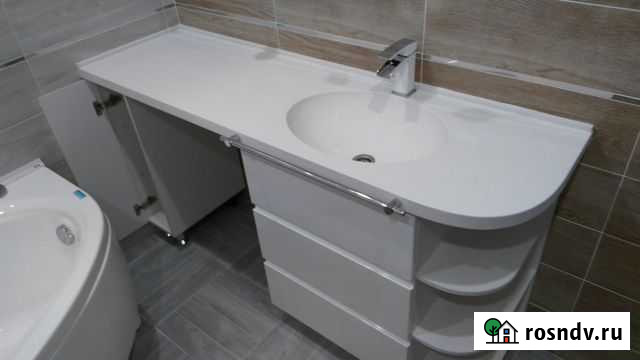 Столешницы из искусственного камня с влитой мойкой Набережные Челны - изображение 1