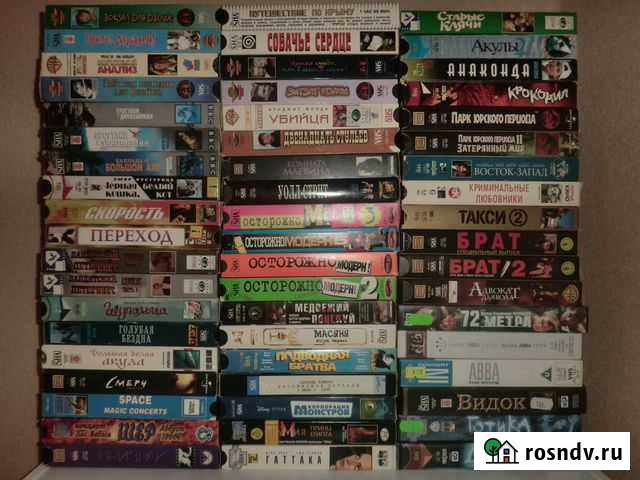 60 видеокассет VHS. Цена за всё Всеволожск - изображение 1