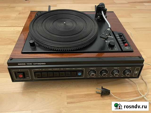 Виниловый проигрыватель электрофон вега - 108 - ст Кольчугино - изображение 1