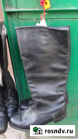 Советские хромовые сапоги-42 размера Ростов-на-Дону - изображение 1