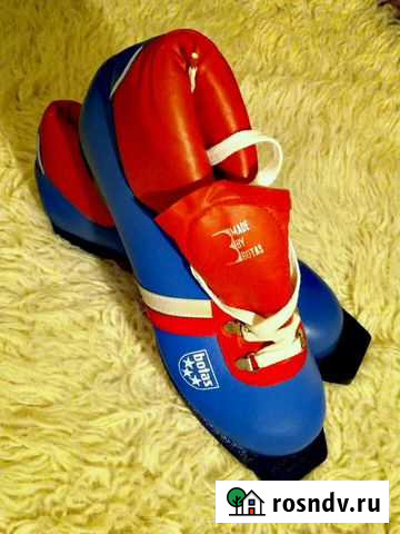 Лыжные ботинки Botas с креплениями, 25,5, новые Самара - изображение 1