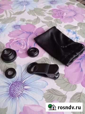 Объектив 3в1, для телефонов Омск - изображение 1