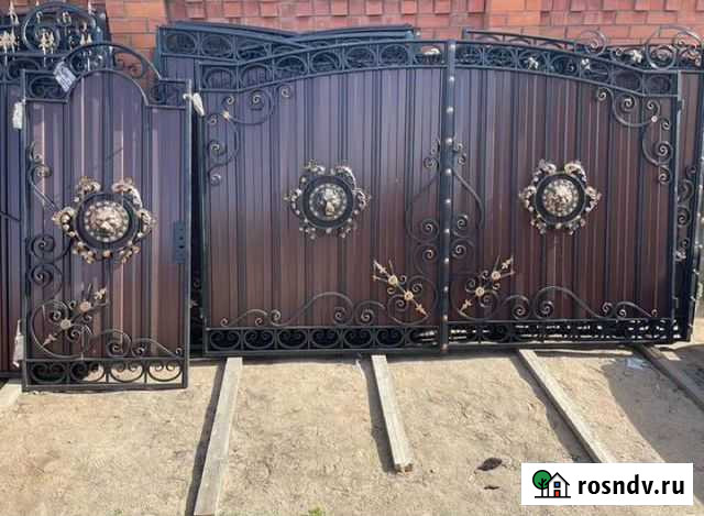 Кованые ворота и калитки Чита - изображение 1