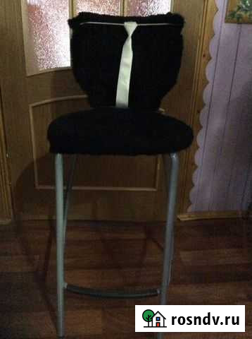 Барные стулья с меховыми чехлами 90/60 Лысково - изображение 1