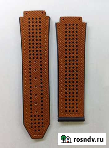 Ремешок для часов Ublot Ткань + Каучук Brown Санкт-Петербург - изображение 1