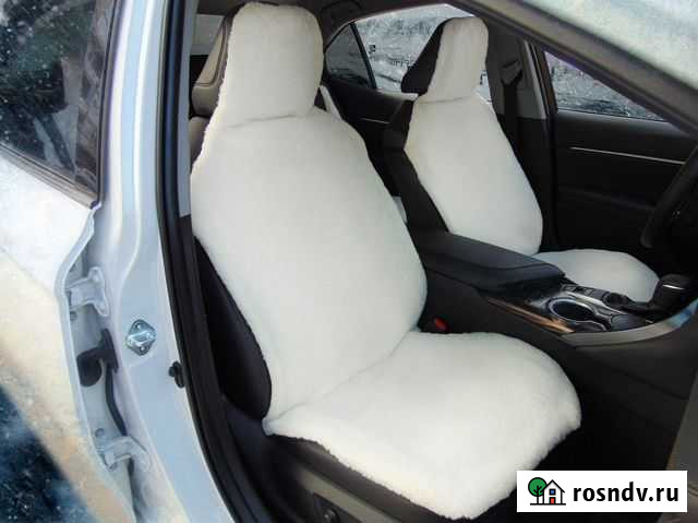 Меховые накидки на автокресла из шерсти Мурино - изображение 1