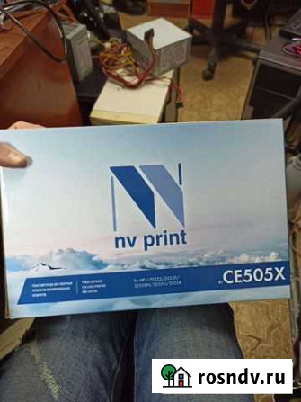 Картридж HP ce505x Сатка - изображение 1