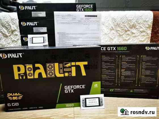 Видеокарта Palit GTX 1660 Dual OC 6gb. Чек Казань