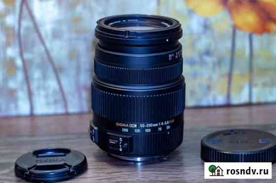 Sigma AF 50-200mm F4-5.6 DC OS HSM Canon EF-S Омск