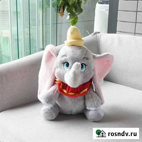 Дамбо слоник плюшевый 30 см Дисней Москва - изображение 1