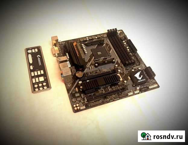 Gigabyte B450 aorus M сокет AM4 Набережные Челны - изображение 1