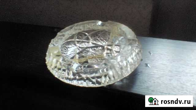 Пепельница хрустальная СССР Иваново - изображение 1