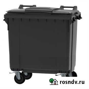 Бак мусорный 1100л серый Калининград - изображение 1