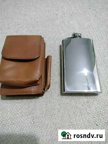 Фляжка с чехлом Мытищи - изображение 1