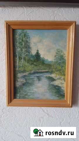 Картина Утро на реке Зональная Станция - изображение 1