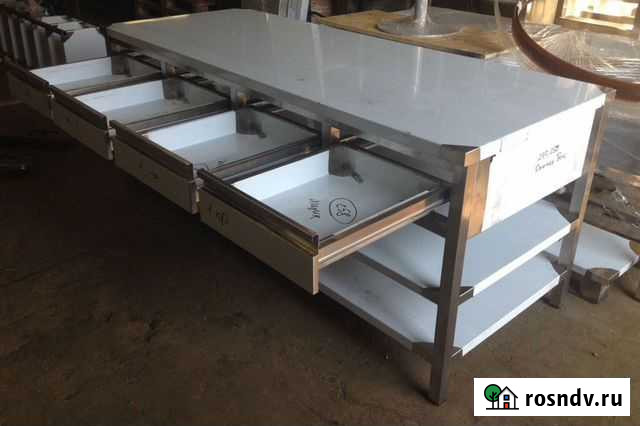 Стол тумба из нержавеющей стали Омск - изображение 1