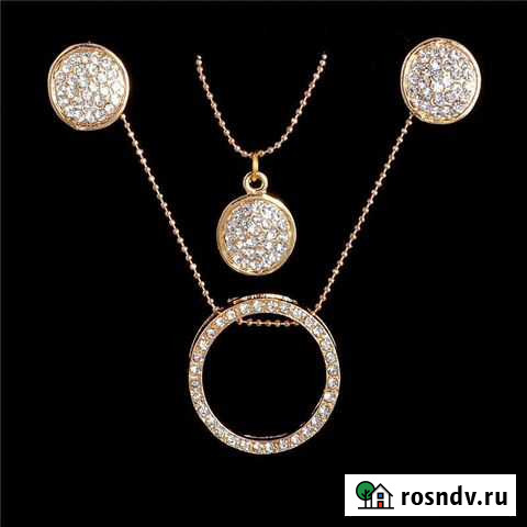 Цепочка+серьги гвоздики Ульяновск - изображение 1