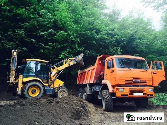 Экскаватор, камаз, Песок, пгс Опочка - изображение 1
