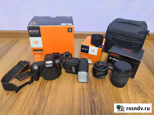 Продам фотоаппарат Sony A33 Ульяновск - изображение 1